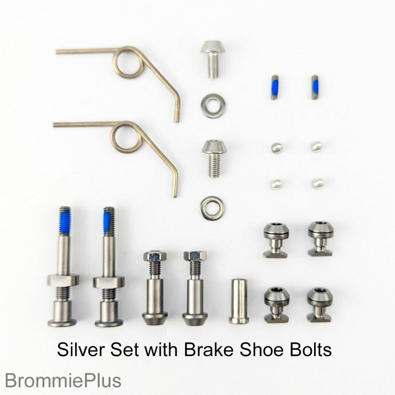 Brommieplus Stainless Steel Brake Caliper Bolts for Post-2018 Brompton [Silver]