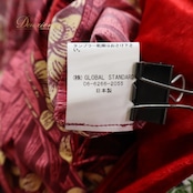 フラダンス 衣装 ワンピース ドレス レッド系 アロハスタンダード 日本製 ハワイアンプリント ALOHA STANDARDS アロハ フラ ダンス レッスン 練習 ベロア 半袖 パフスリーブ フリル 華やか 鮮やか かわいい おしゃれ 上品 高級感 ベージュ系 イエロー系 赤 黄 レッド アロハ柄 ハワイアン 女性用 かわいいデザイン おしゃれなスタイル フリル付き