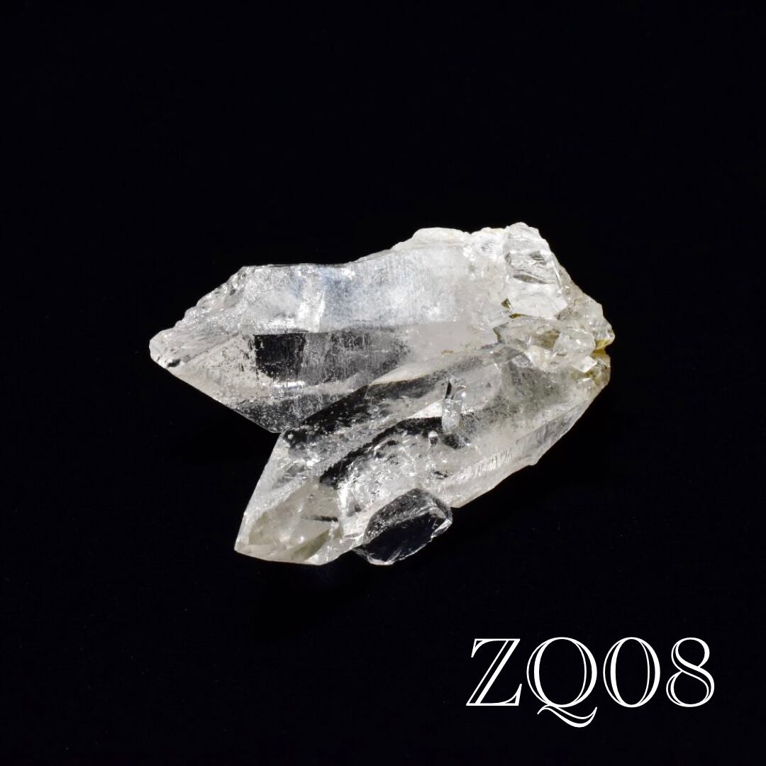 高品質!虹入り水晶クラスター(ゼッカクリスタル)ブラジル ゼッカ・デ・ソウザ産 ZQ08