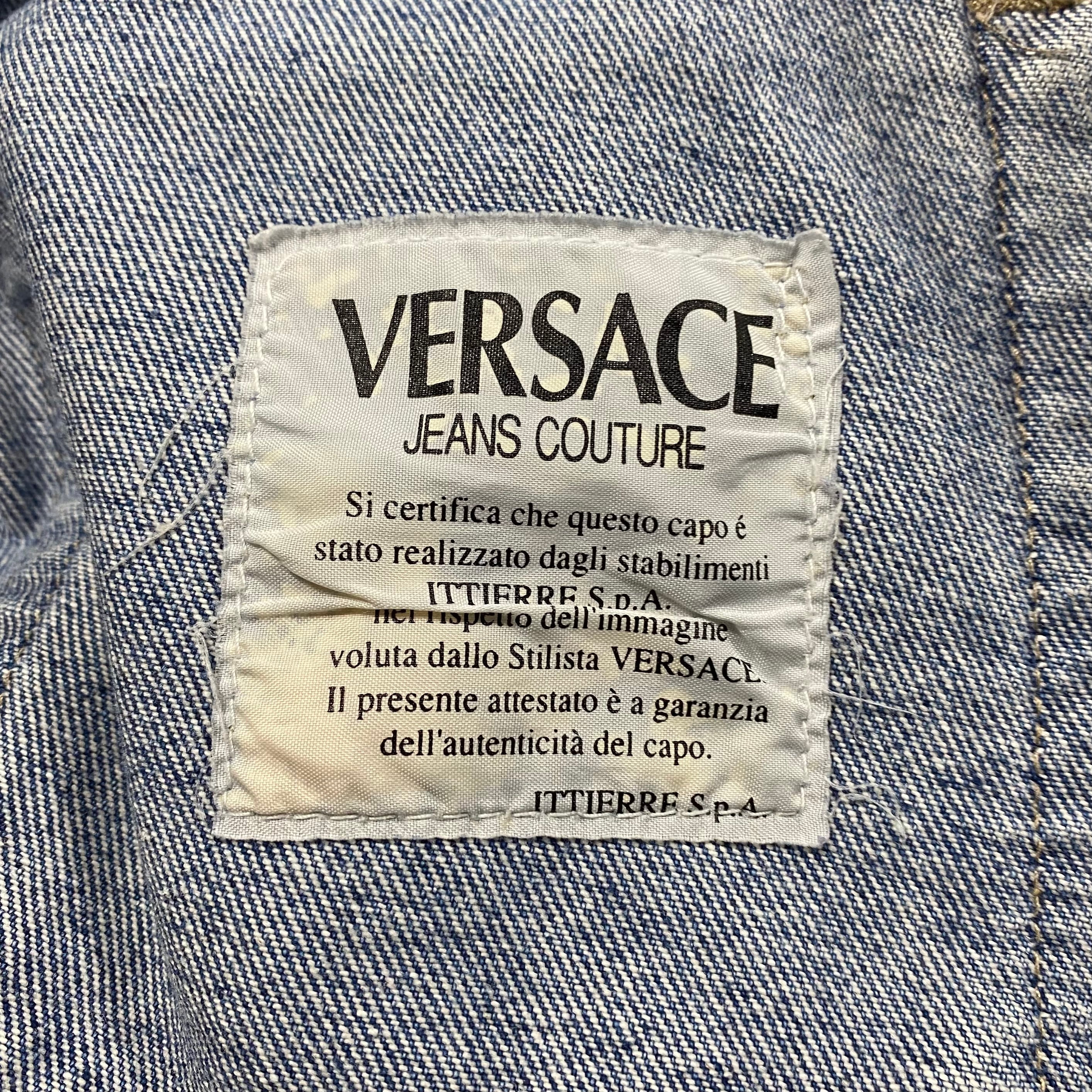 絵画 VERSACE JEANS COUTURE VINTAGE vintage VERSACE JEANS COUTURE clown pattern cotton shirt | NOIR ONLINE
