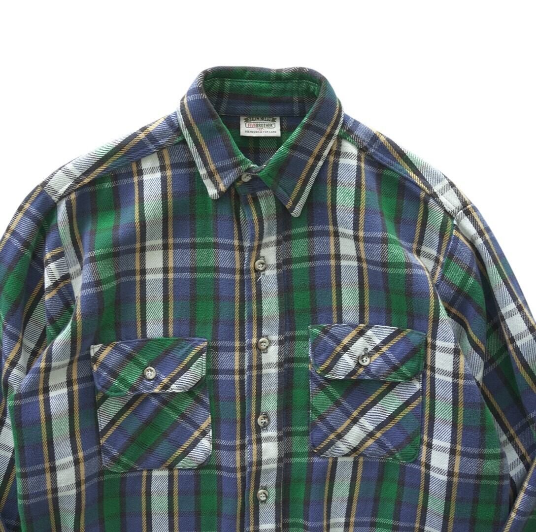 90s FIVE BROTHER ネルシャツ M USA製 | 古着屋 Good pace