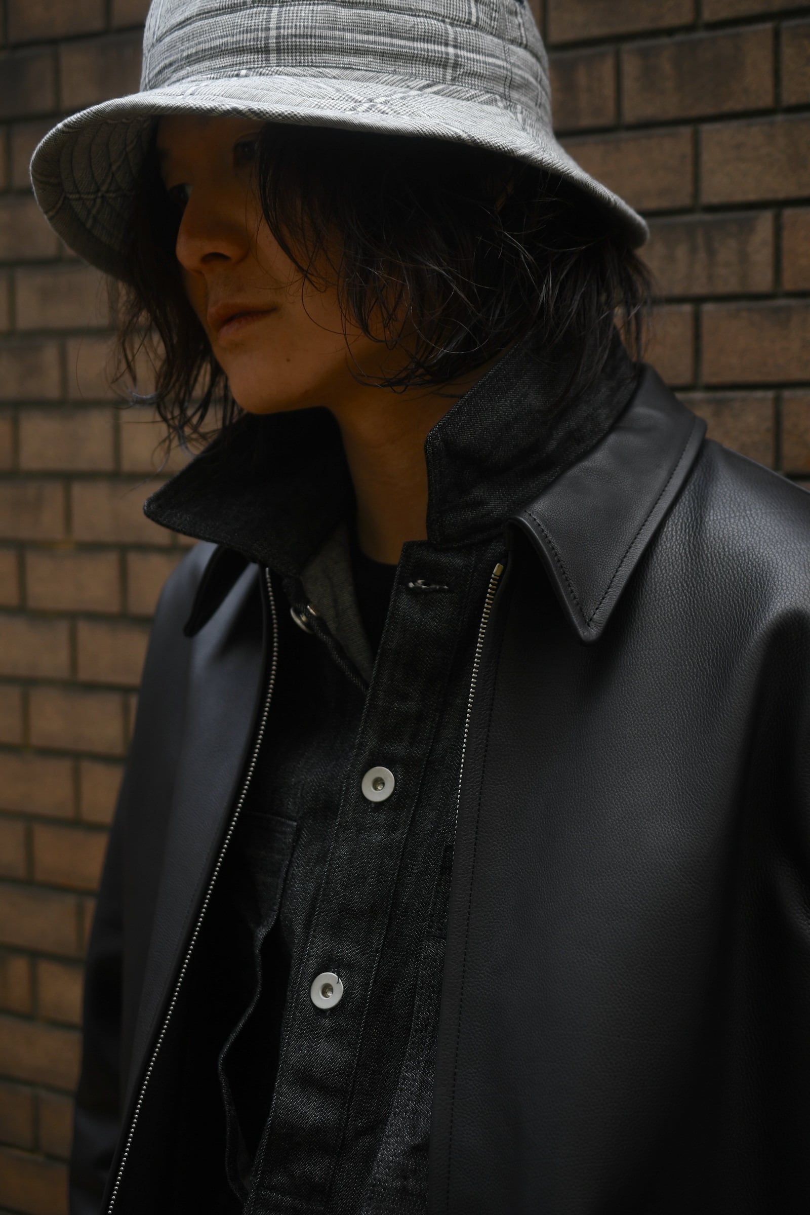 FOUNDOUR / DENIM PULLOVER (BLACK) | nariwai