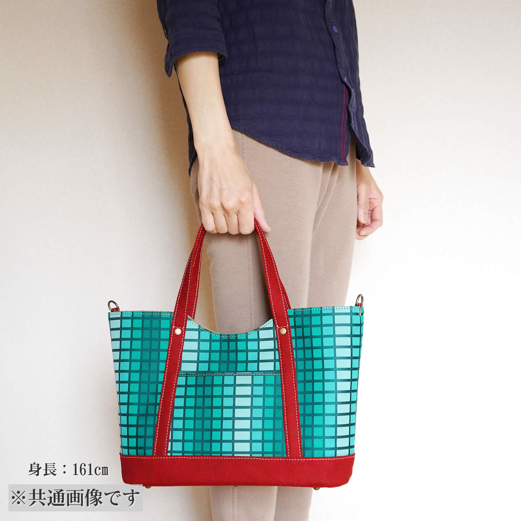 トートバッグ【ループ】NO.223 | ZIZZ：着物と革でつくるバッグのお店