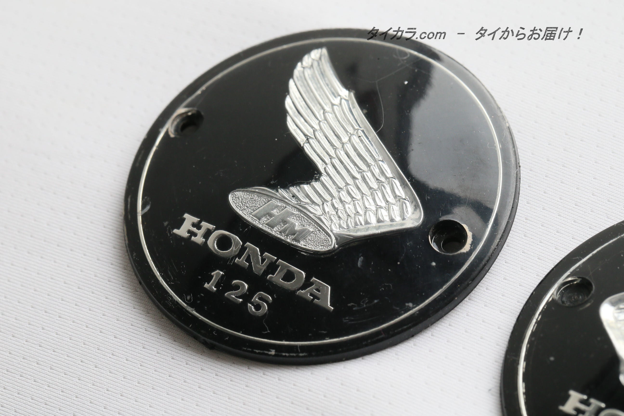 CD125 ガソリンタンク・左右ロゴ（Φ71mm）2枚セット 社外品」 | タイ