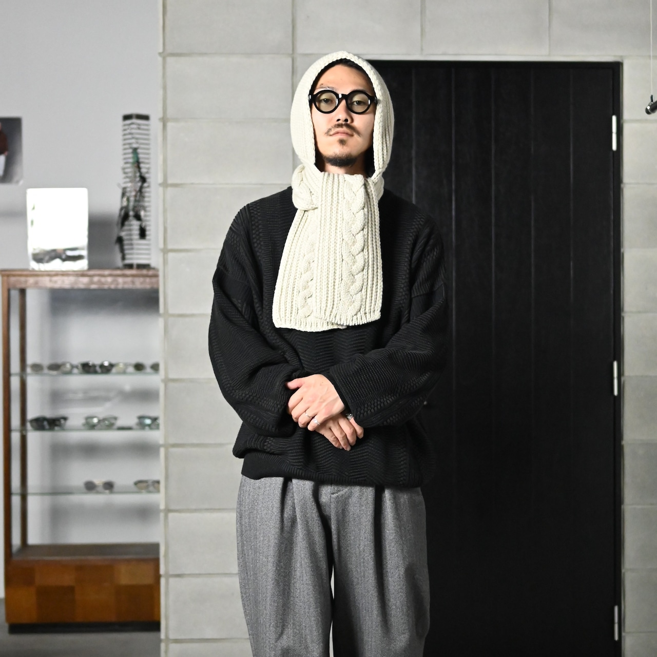 YASHIKI✖CA4LA / Kanya Hooded Scarf