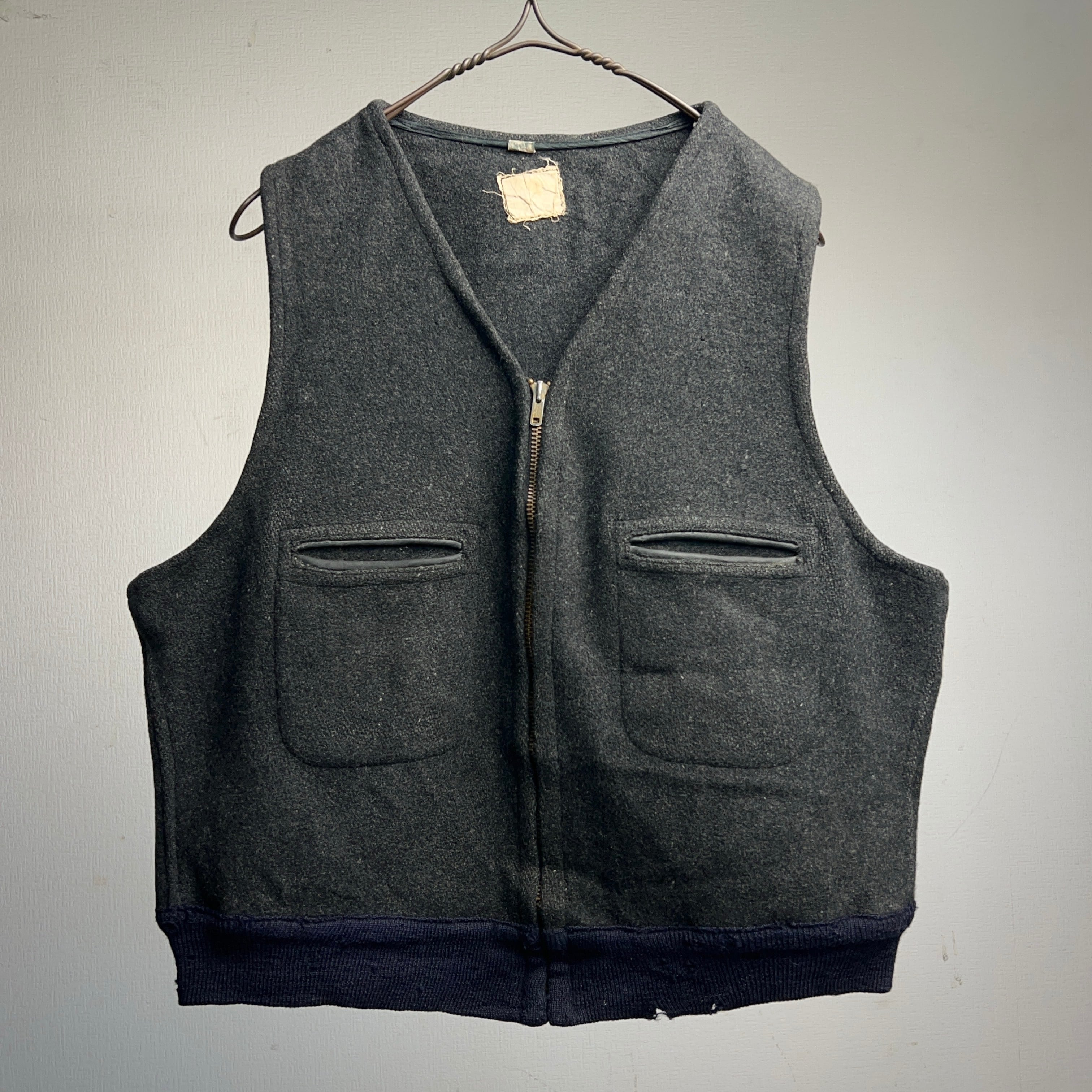 50's~60's HART MFG CO. WOOL WORK VEST 50年代 60年代 ワークベスト