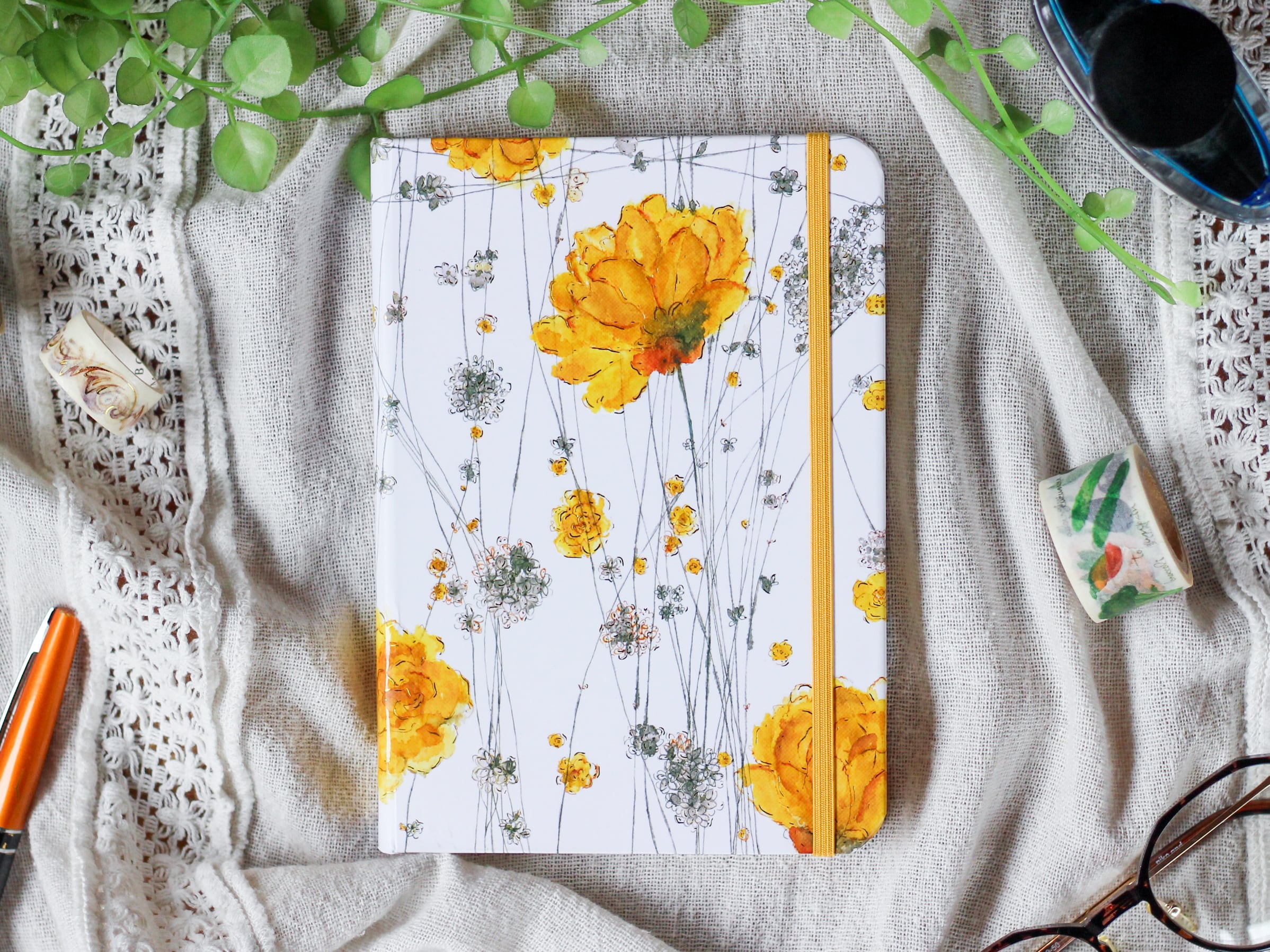 ノート "Yellow Flowers" (PERTER PAUPER PRESS)