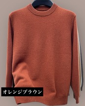 【100%ウール】クルーネックセーター