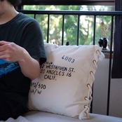 Vintage Canvas Cushion Cover