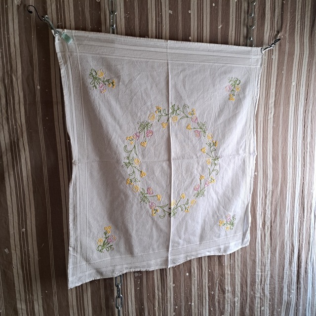 ヨーロッパ 刺繡クロス used [510051]