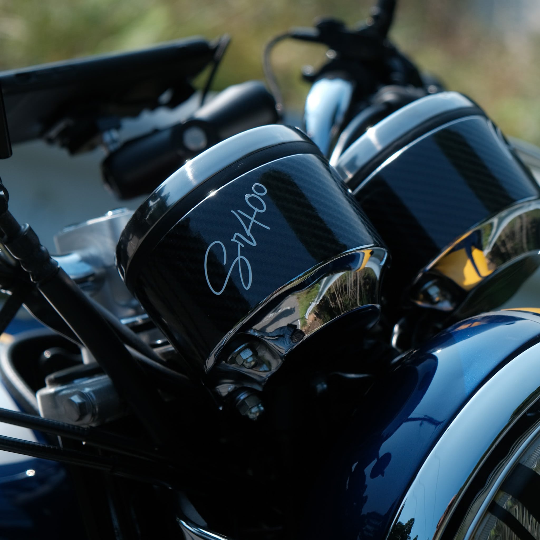 SR400 筆記体文字 デカール | Richard-Handmade