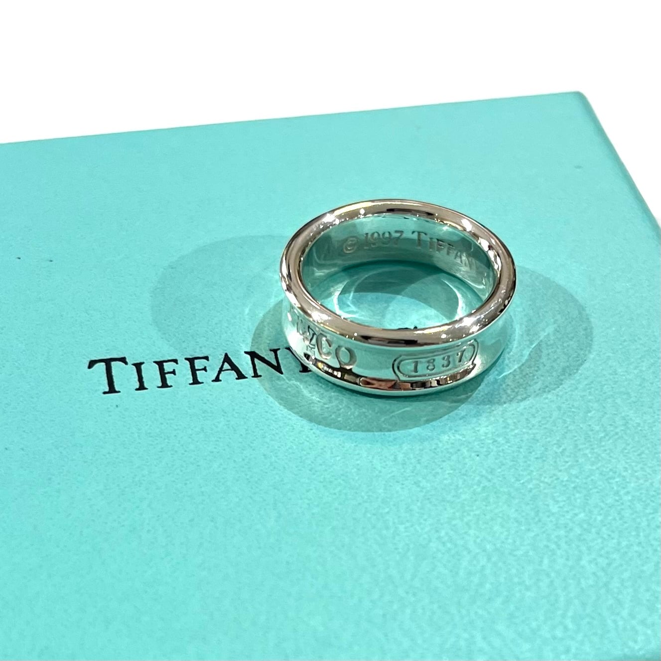 TIFFANY&CO】 2317 T&CO ティファニー ナローシルバー925ヴィンテージ