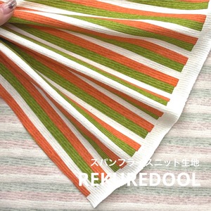 TB561◆50cm◆M◆スパンフライスニット生地◆ボーダー