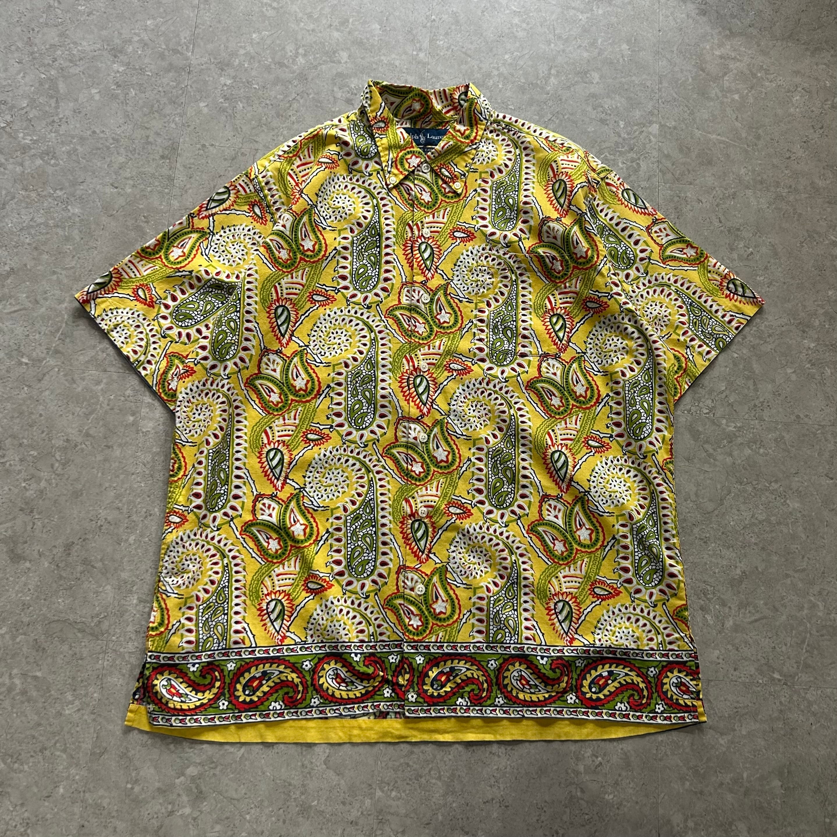 Ralph Lauren "BOB CAMP" cotton S/S shirt【仙台店】