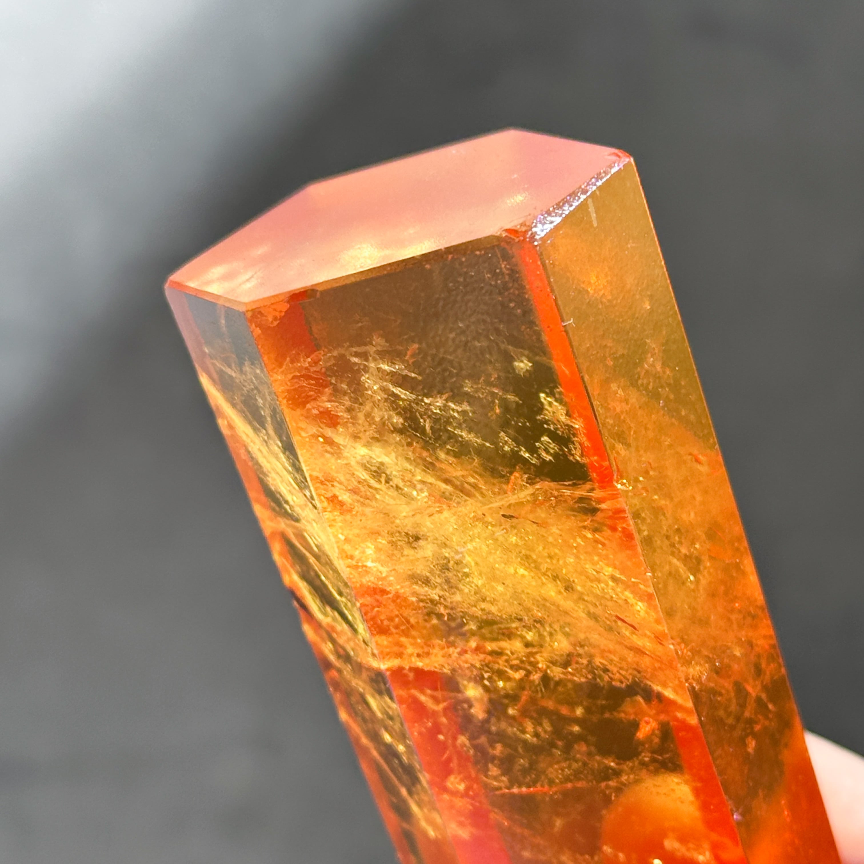 オレンジオーラクォーツ タワー32◇ Orange Aura Quartz ◇天然石