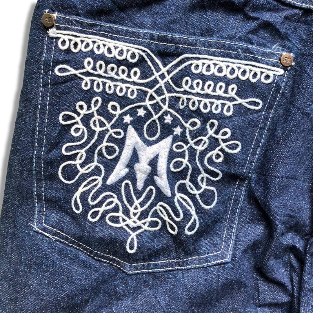 90s メッカ デニム デニムパンツ 32 Mecca USA B系 刺繍 ヒップ 90s メッカ デニム デニムパンツ 32 Mecca USA B系 刺繍 ヒップ