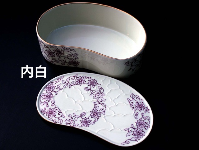 ＊mayuhako＊　マロン花唐草　内黒＆内白