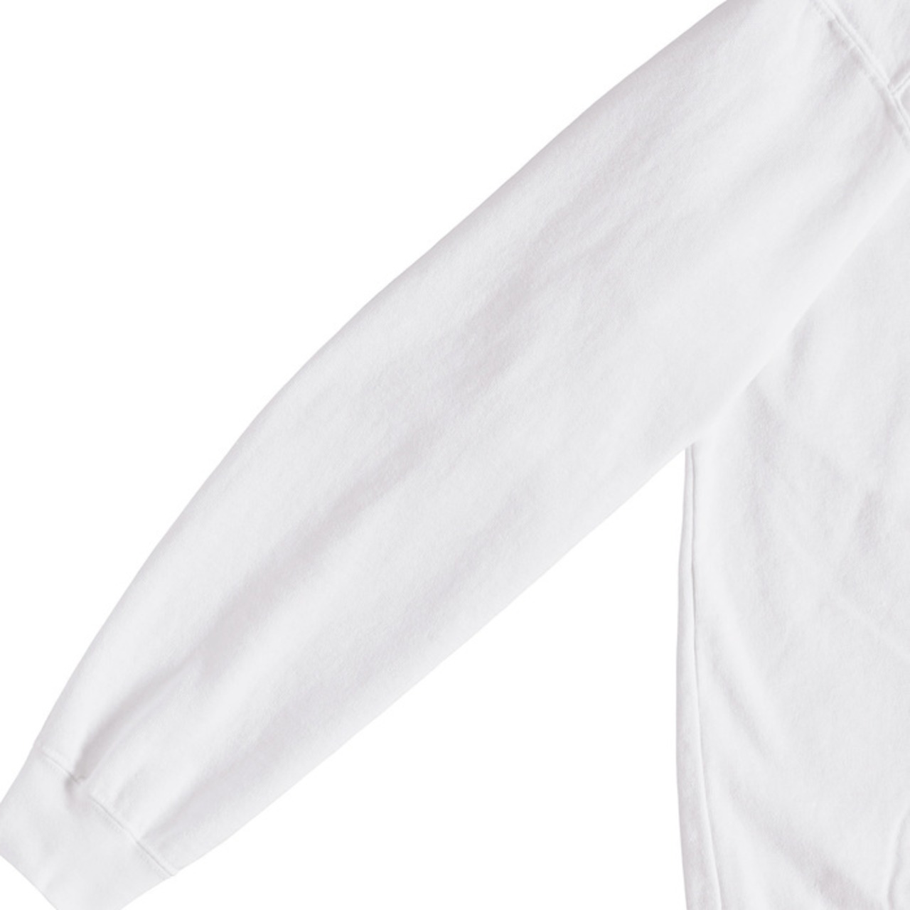 T M I　Garment dye Sweatshirt White [T0014]