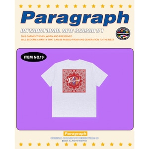 [PARAGRAPH] Paisley short sleeves t-shirt 正規品 韓国ブランド 韓国ファッション 韓国代行 長袖 ロングTシャツ