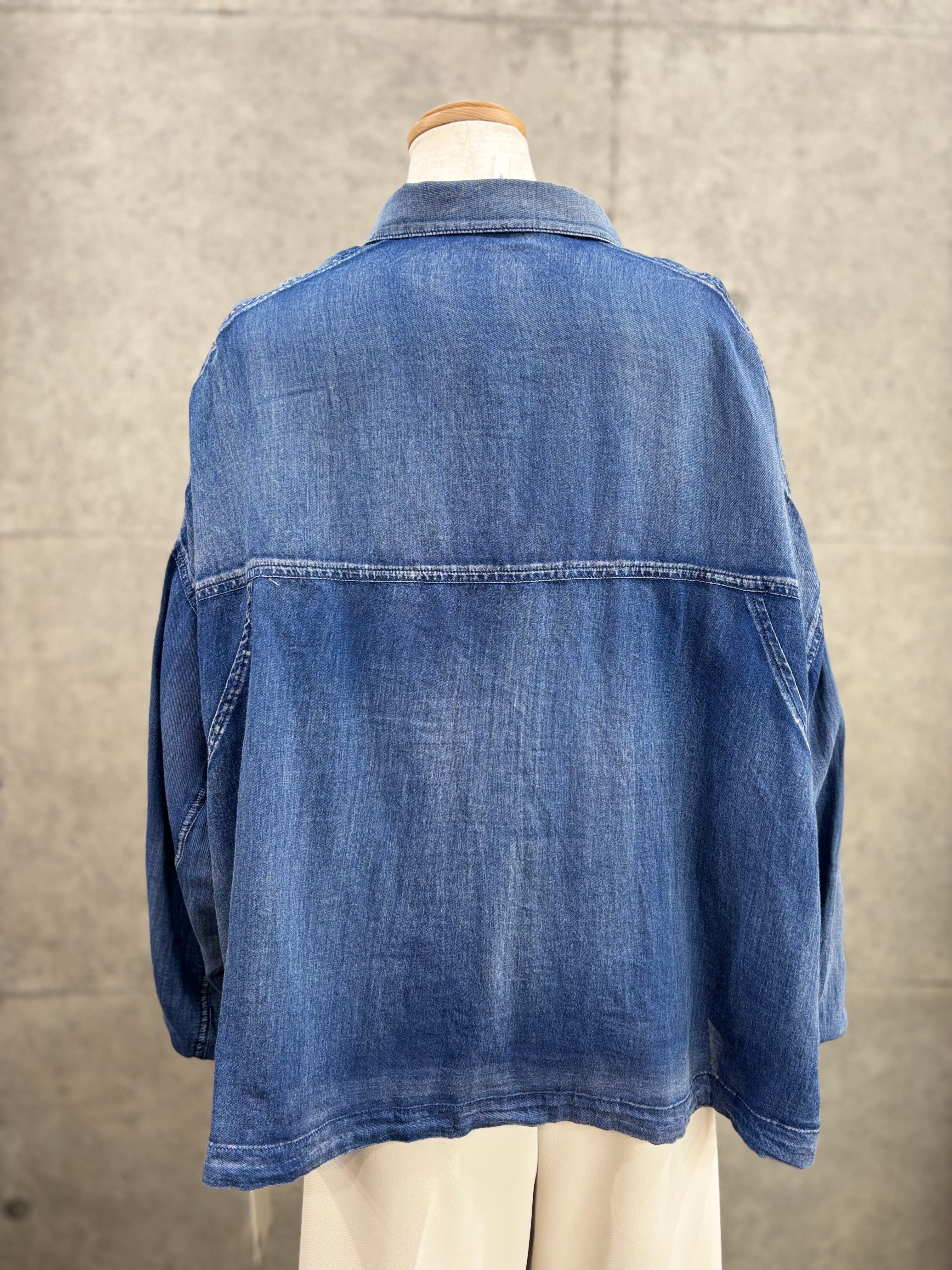 送料無料】DigniteCollier(ディニテコリエ) シアーデニムドロスト