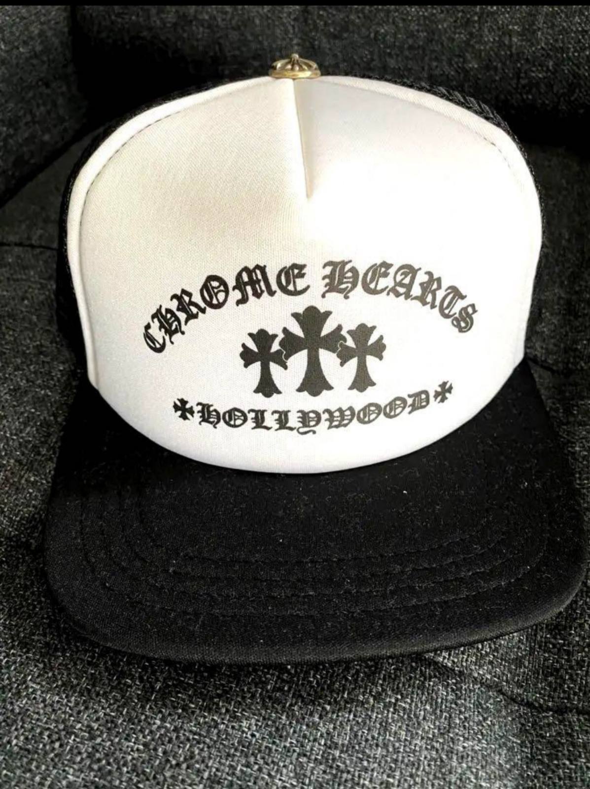 Rare Chrome Hearts FUCK Mesh Tracker Capカラーブラック