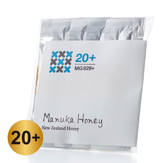 最高ランクの個包装～マヌカハニー20+(MG829+)スティックタイプ 5g×5本