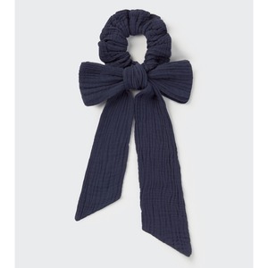 ＜COZMO＞リボンシュシュ Girls Bow Scrunchie(Navy)