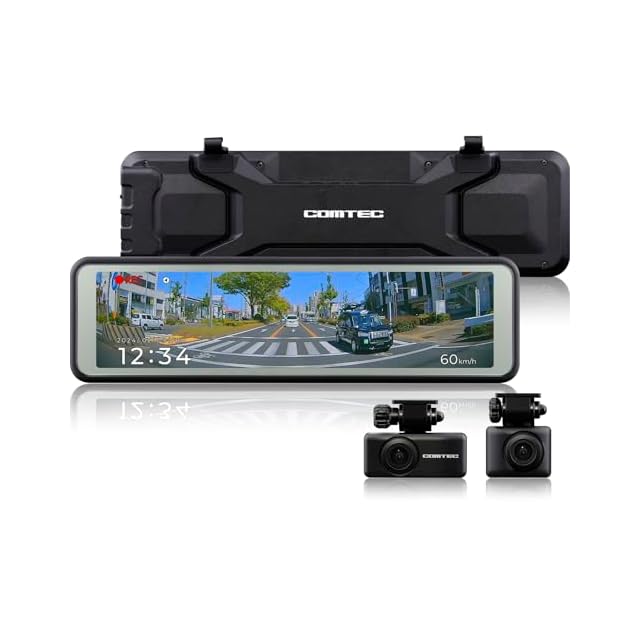 コムテックミラー型ドライブレコーダーZDR048