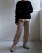 【ミドルゲージ丸首プルオーバー】KNIT 076_1　