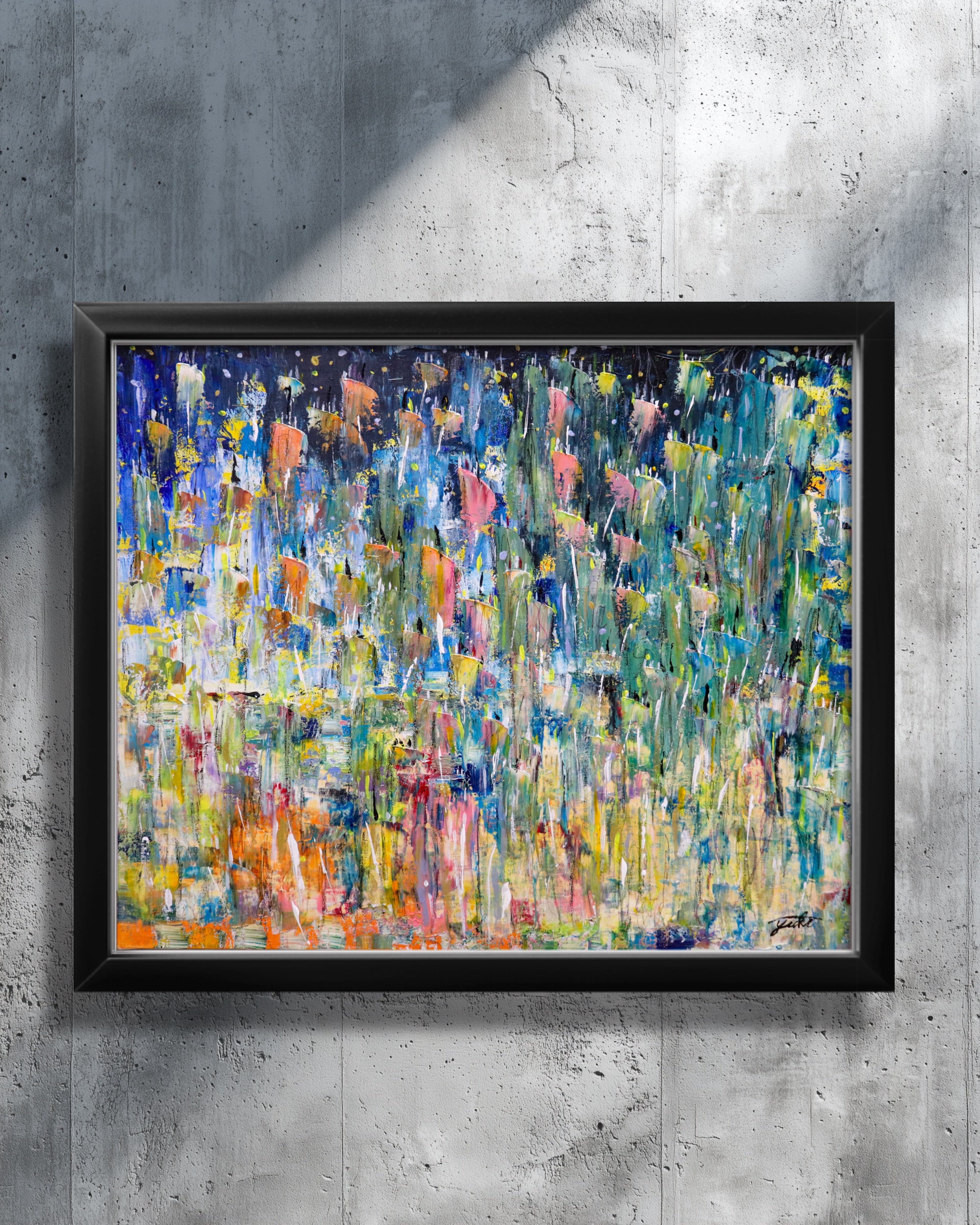 抽象画 原画 現代アート F12号 | yk3art.official