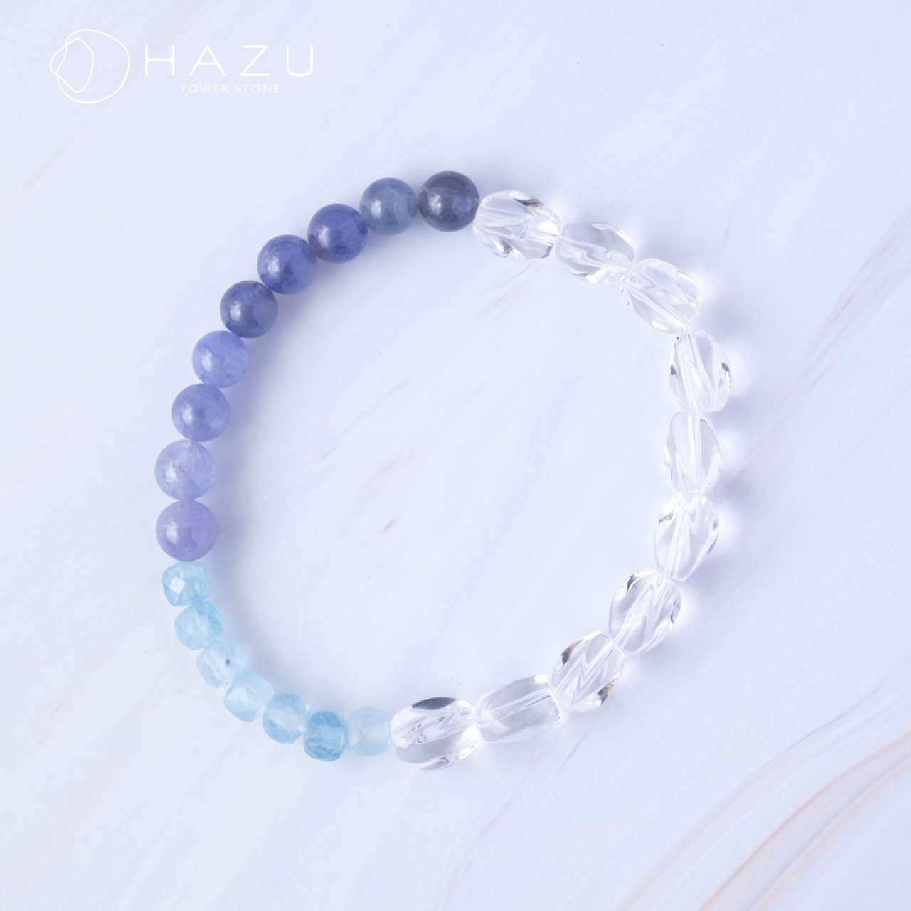 より良い方向へ導くブルーの輝き［タンザナイト／アクアマリン／水晶］