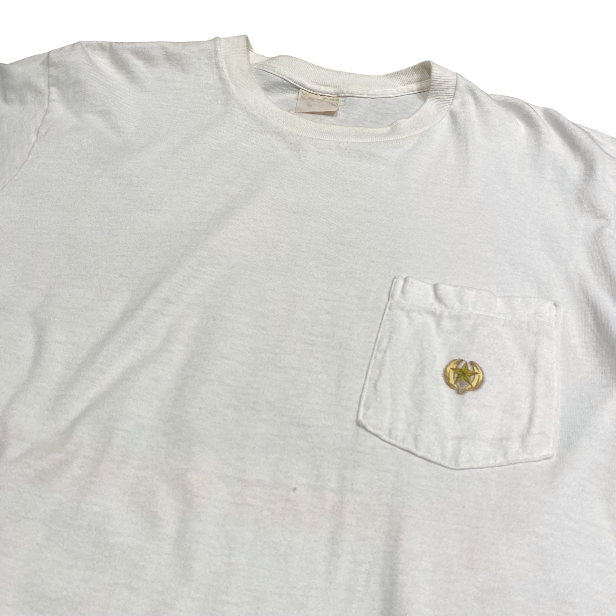 80-90's BANANA REPUBLIC Printed Poket T-Shirt L / バナナリ
