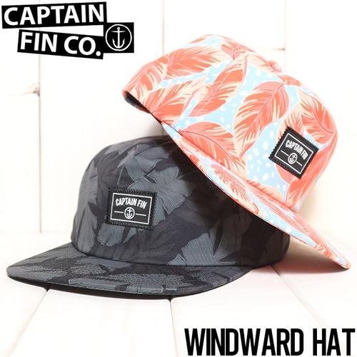 スナップバックキャップ  帽子 CAPTAIN FIN キャプテンフィン WINDWARD HAT CH193001BLK