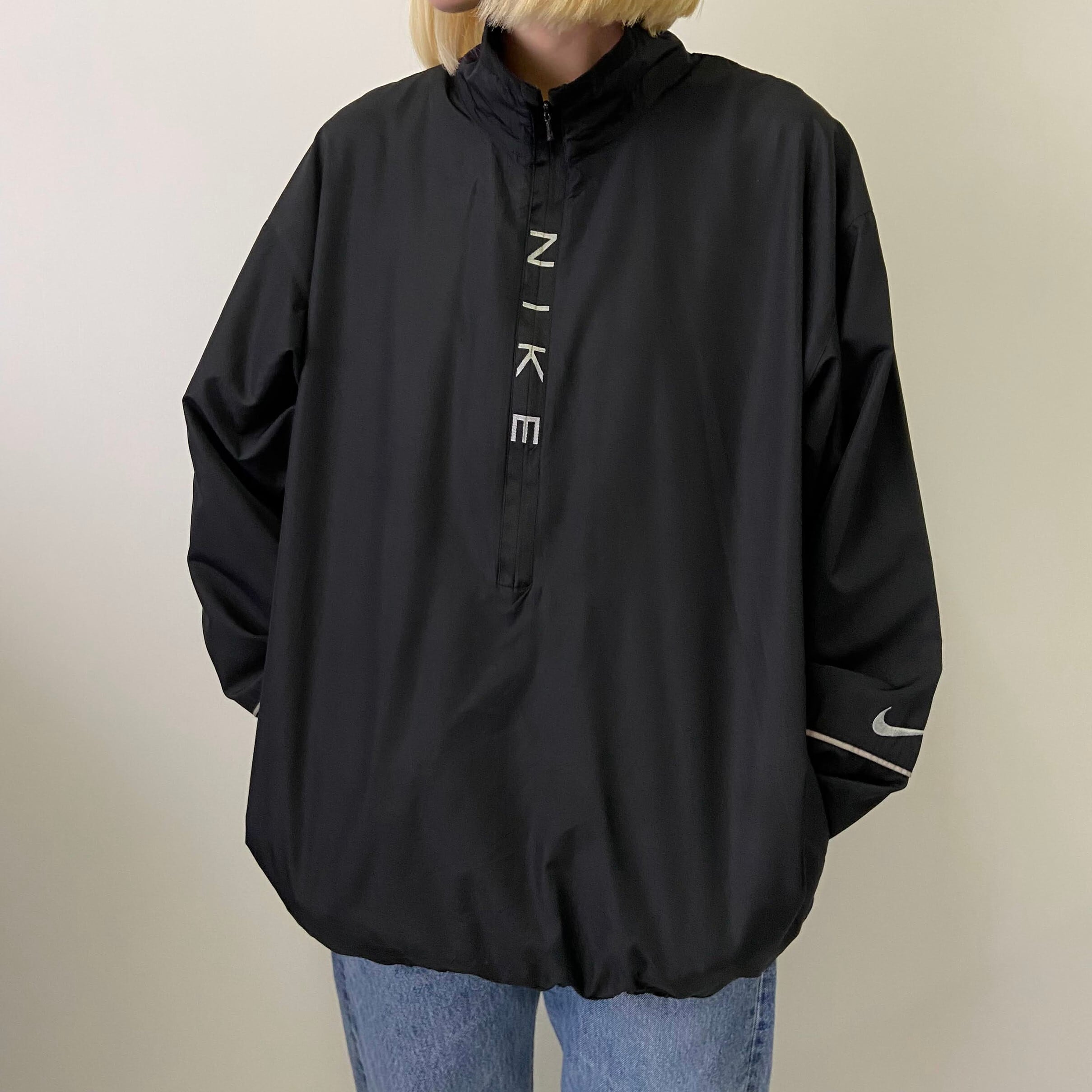 00年代 NIKE ナイキ ハーフジップ プルオーバー ウォームアップ 