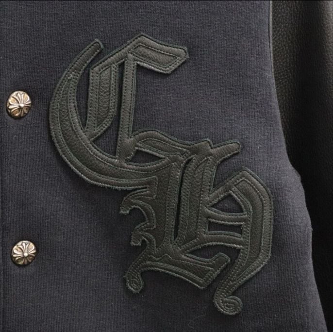 CHROME HEARTS クロムハーツ Letterman Jacket クロスボールボタン CHROME HEARTS クロムハーツ Letterman Jacket クロスボールボタン