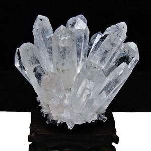 水晶 クラスター 水晶 原石 台座付属 一点物 182-8360