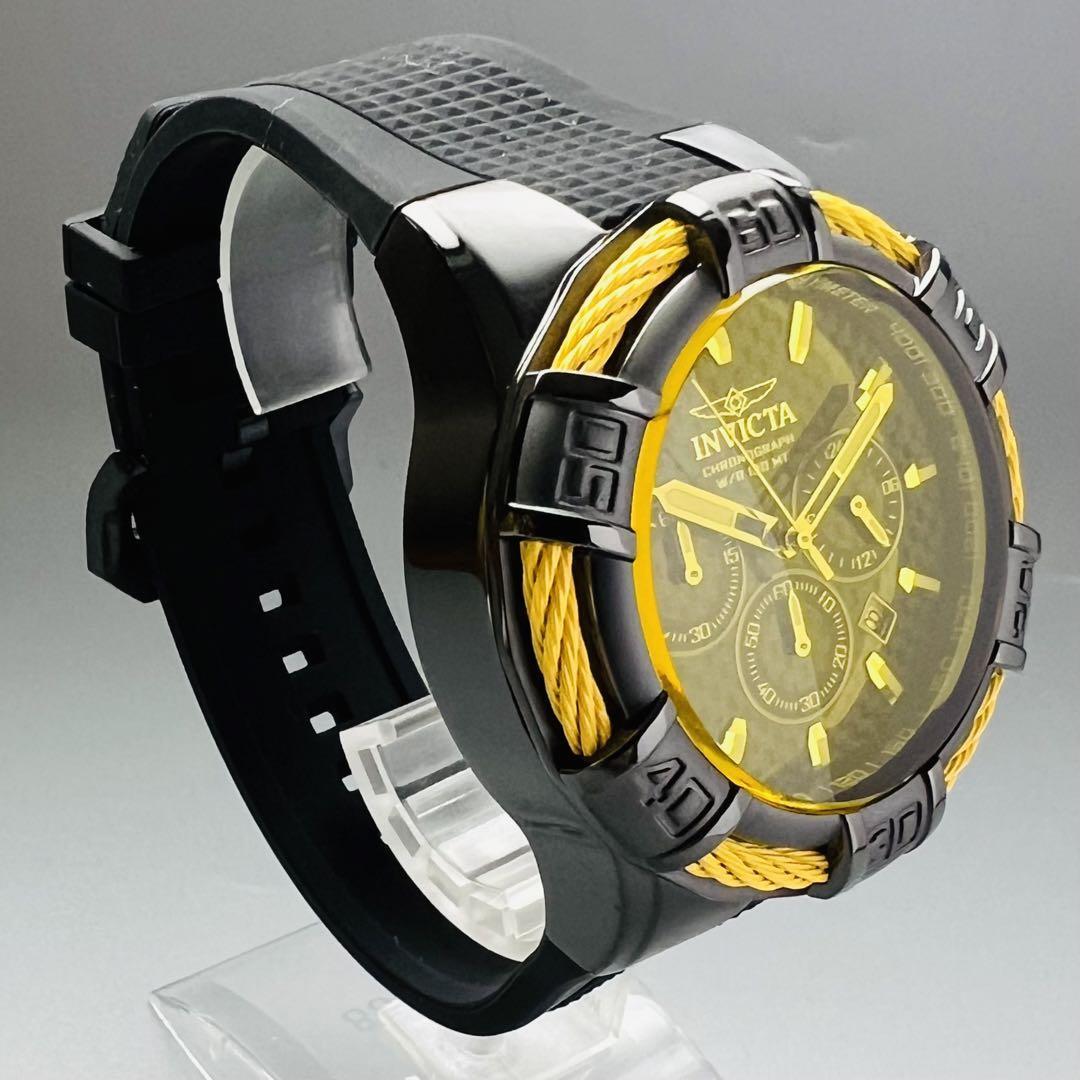 腕時計 INVICTA インビクタ イエロー 新品 ケース付属 ボルト メンズ 