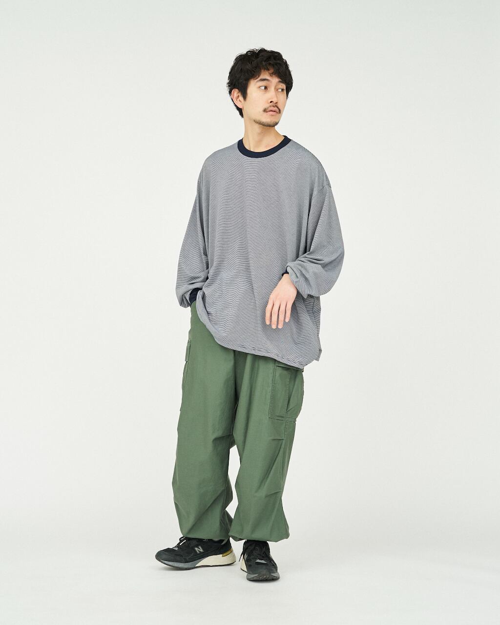 FreshService MICRO BORDER L/S TEE | HUMAN and THINGS
