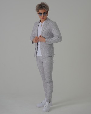 ORIGINAL PAISLEY SKINNY GRAY【BEL25-001B】