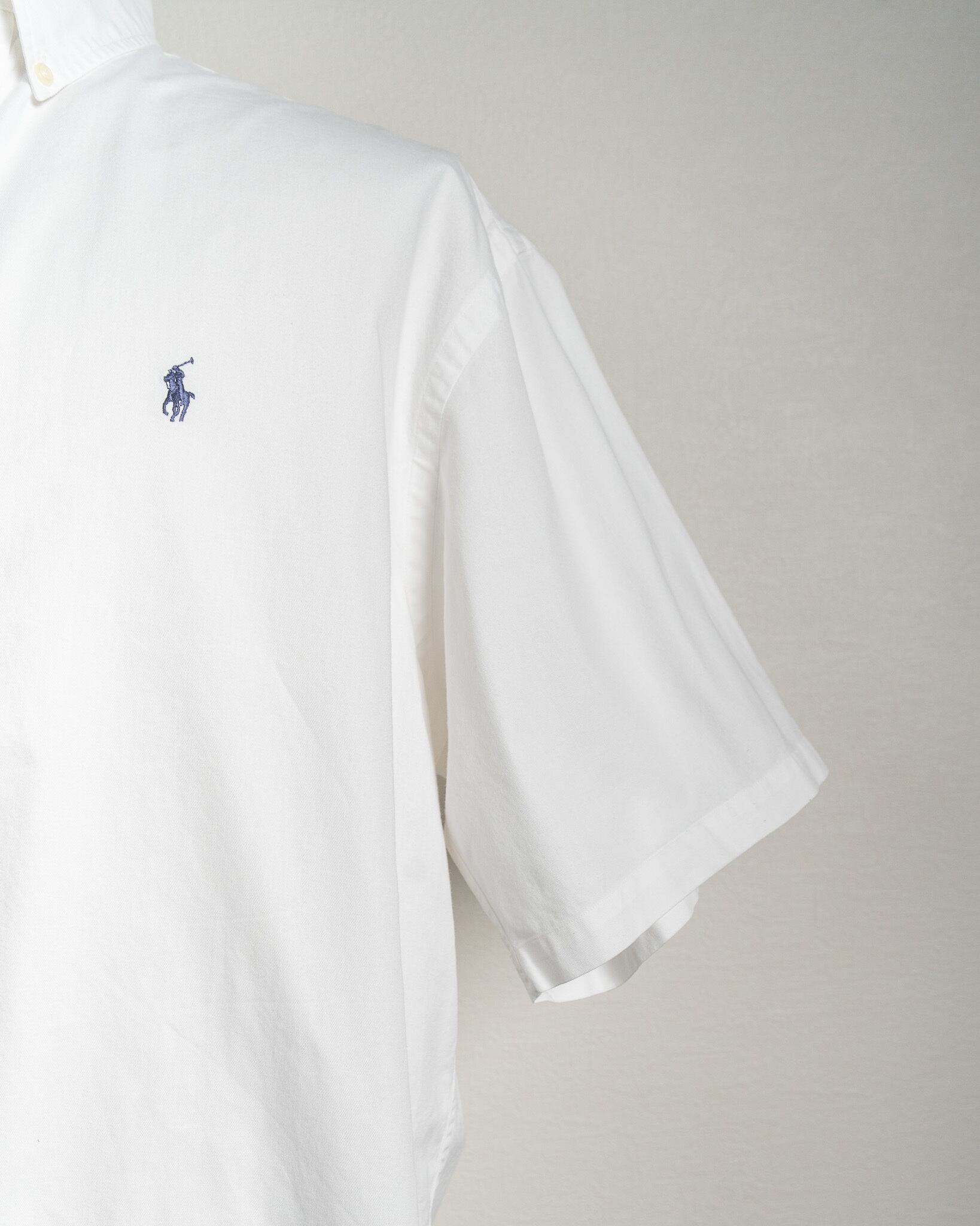 X-LARGE】Ralph Lauren Short Sleeve Cotton BD Shirt 