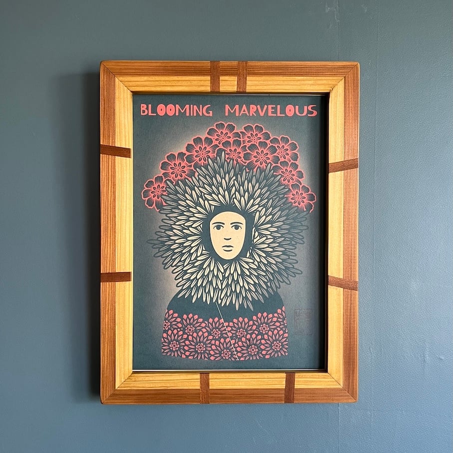 額装付き 柚木沙弥郎 日本民藝館 「喜びの鳥」限定ポスター | Pay ID