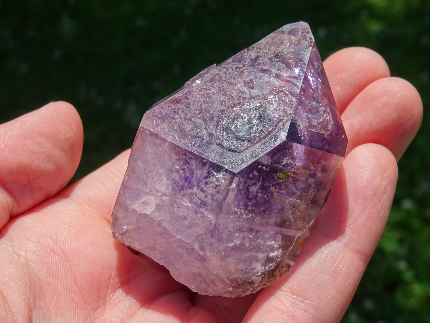 大きなエレスチャル水晶 ブランドバーグ産 大きなエレスチャル水晶 ブランドバーグ産 ナミビア ブランドバーグ産