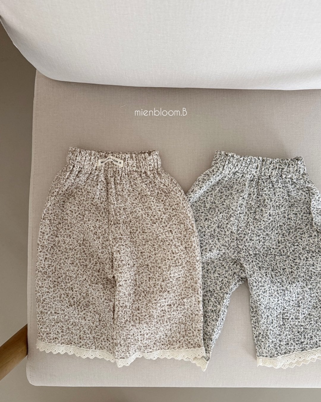 送料無料【予約】/ baby水彩画パンツ / mienbloom