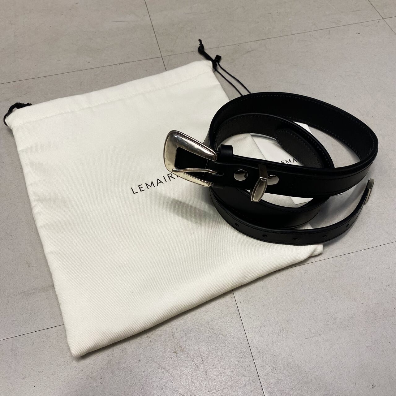 LEMAIRE ルメール MINIMAL WESTERN BELT レザー ウエスタンベルト  