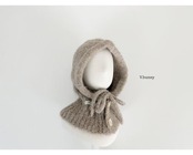 韓国子供服 / 26winter / VANILLA BUNNY / もこもこボタンバラクラバ / キッズ / 冬服 *FREE*