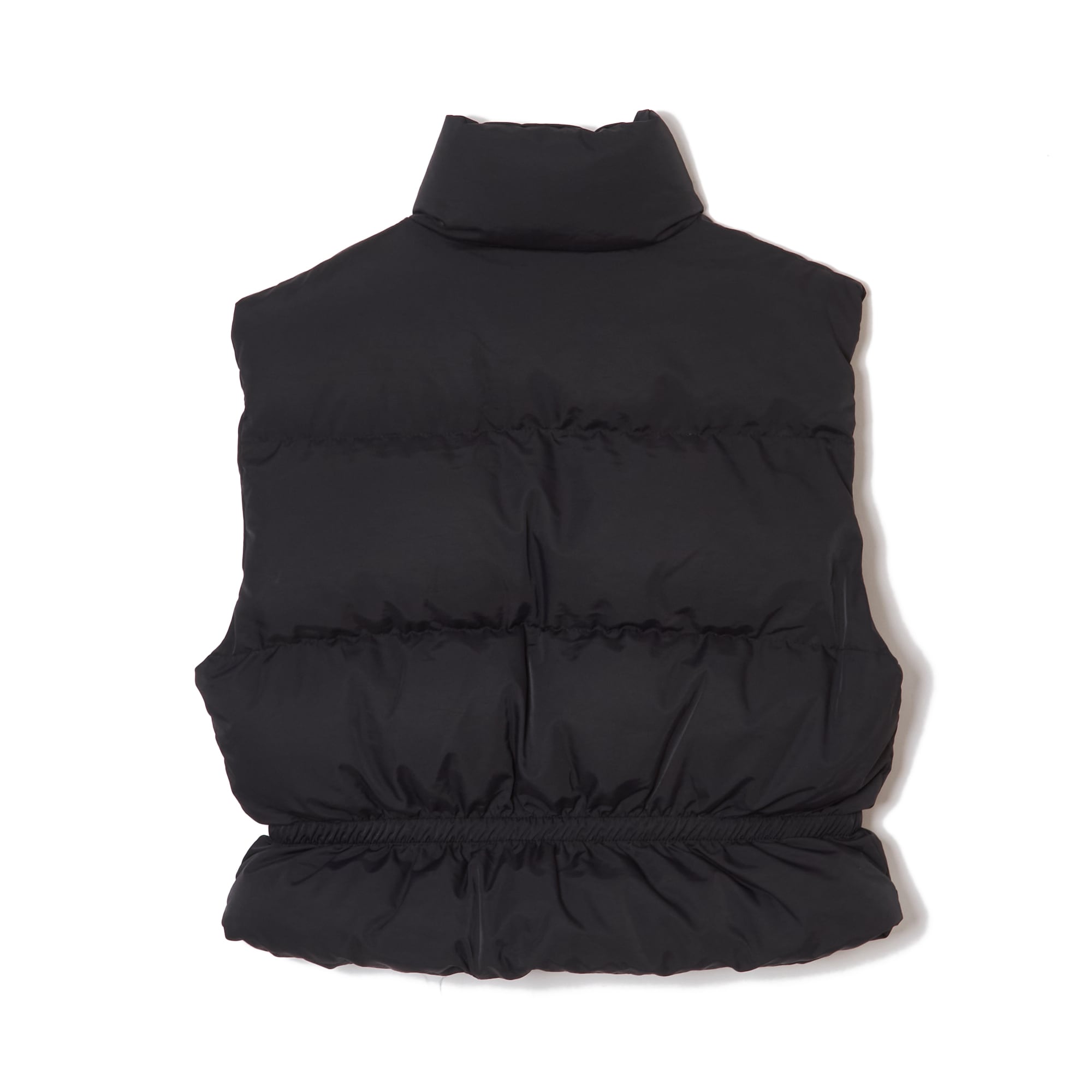 Gathered Puffer Vest(BLK) | ENTI