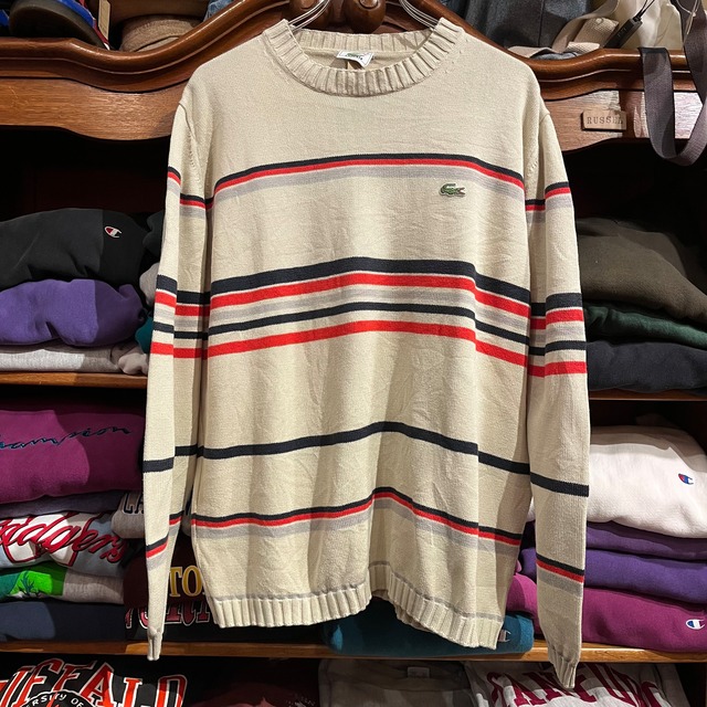 1980's LACOSTE sweater 6 Spain製 D1200