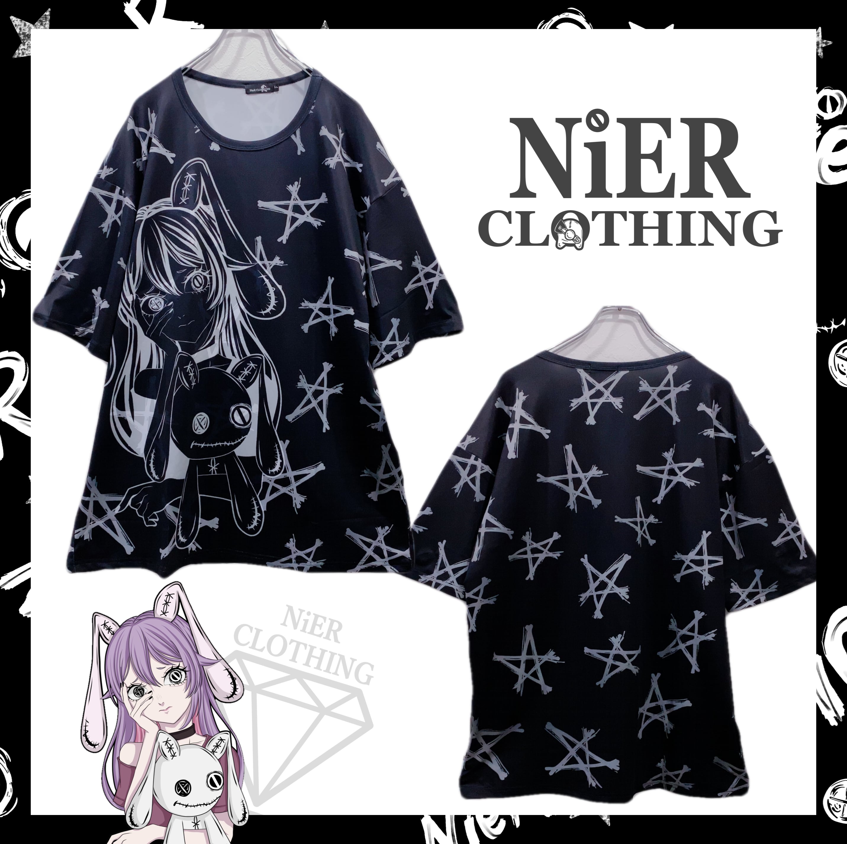 NieR 擬人化 NieRちゃん トップス - Tシャツ