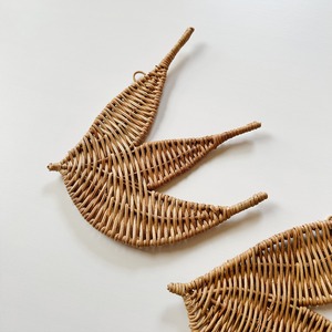 Rattan bird wall decoration (Msize)