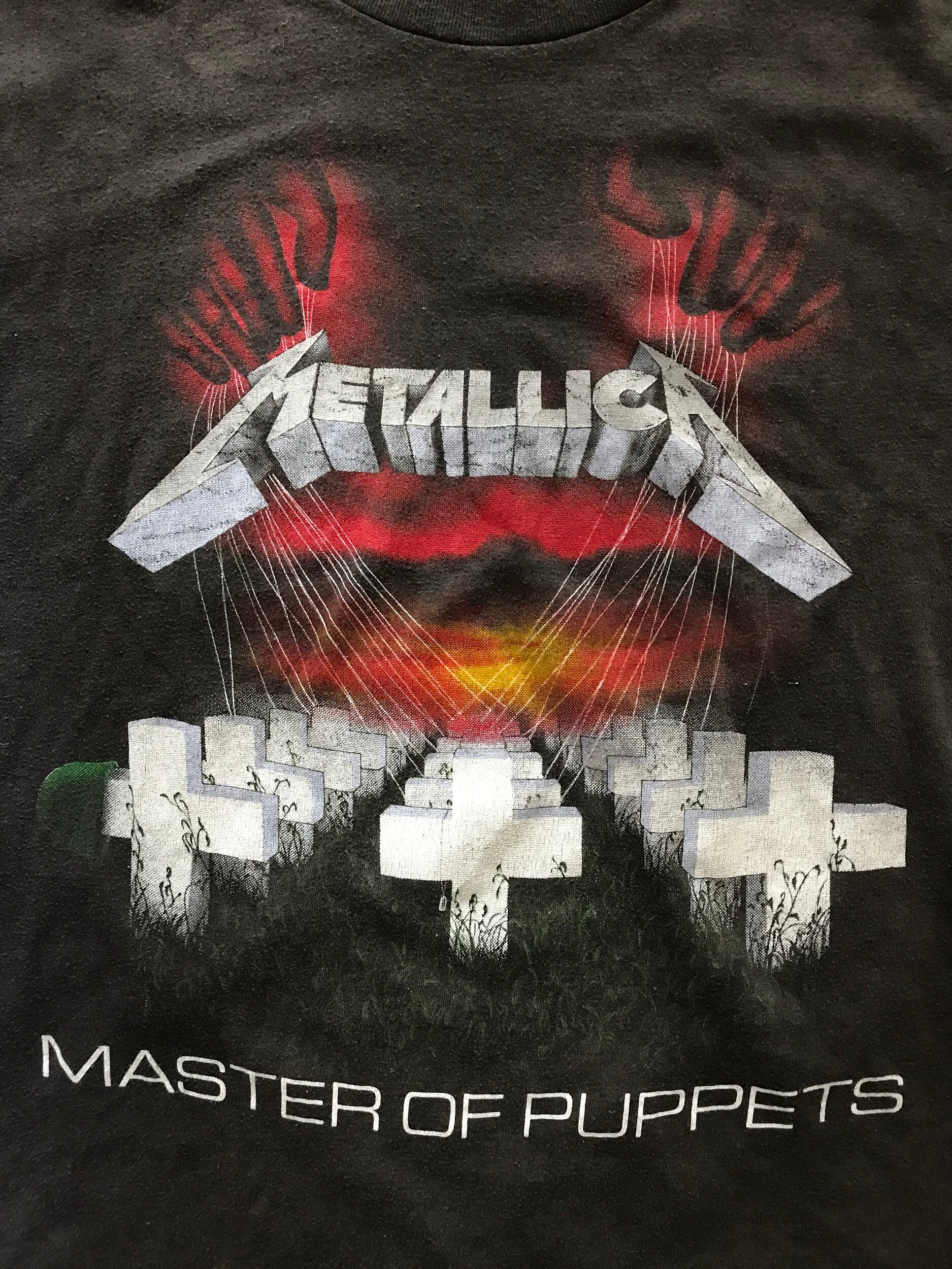 80's METALLICA "MASTER OF PUPPETS" "DAMAGE,INC. TOUR" Tシャツ